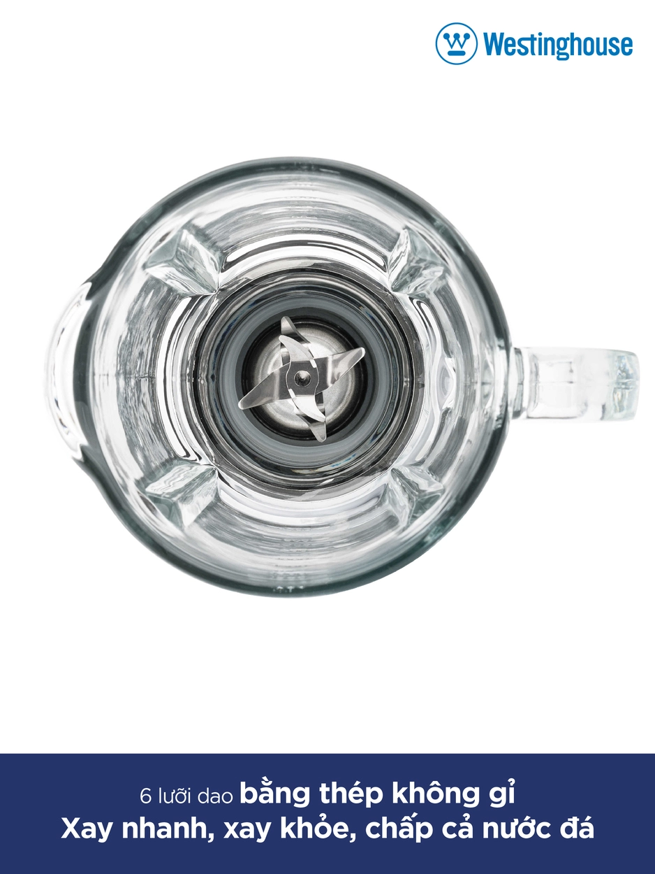 Máy Xay Sinh Tố Retro Để bàn Westinghouse 1.5L 600W WKBE221 Hàng Chính Hãng, Bảo Hành 12 Tháng