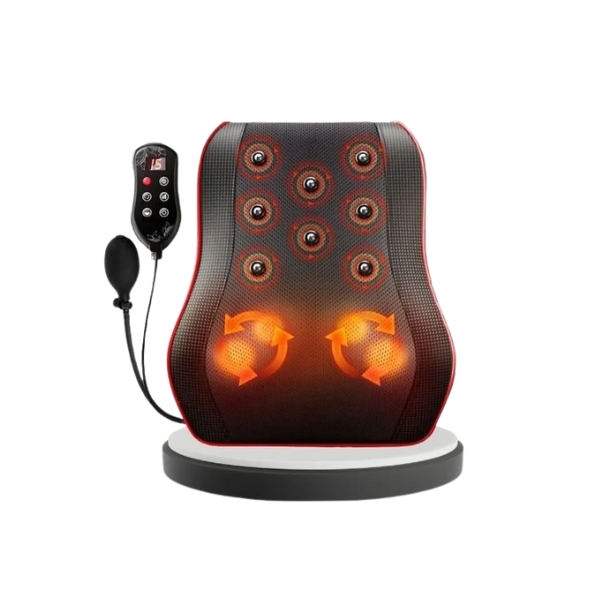 Gối Massage Cổ Vai Gáy Hồng Ngoại RULAX RL19 Plus Bản Nâng Cấp Kết Hợp 2 Động Cơ 